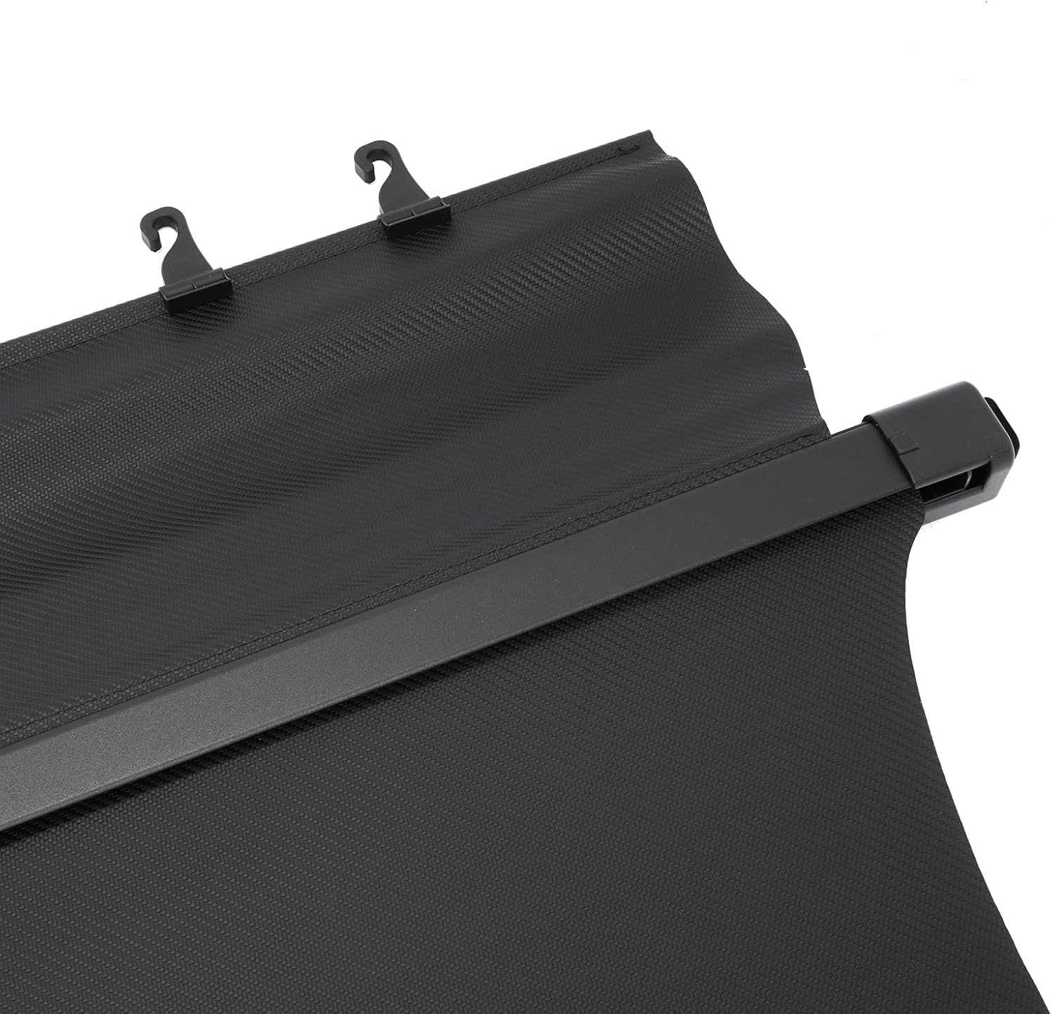 FREEMOTOR802 Compatible With 2022-2026 Mitsubishi Outlander 2023-2026 Outlander PHEV Rear Cargo Cover, Retractable Trunk Privacy Security Luggage Shield Shade Accessories Vinyl Carbon Fiber Texture