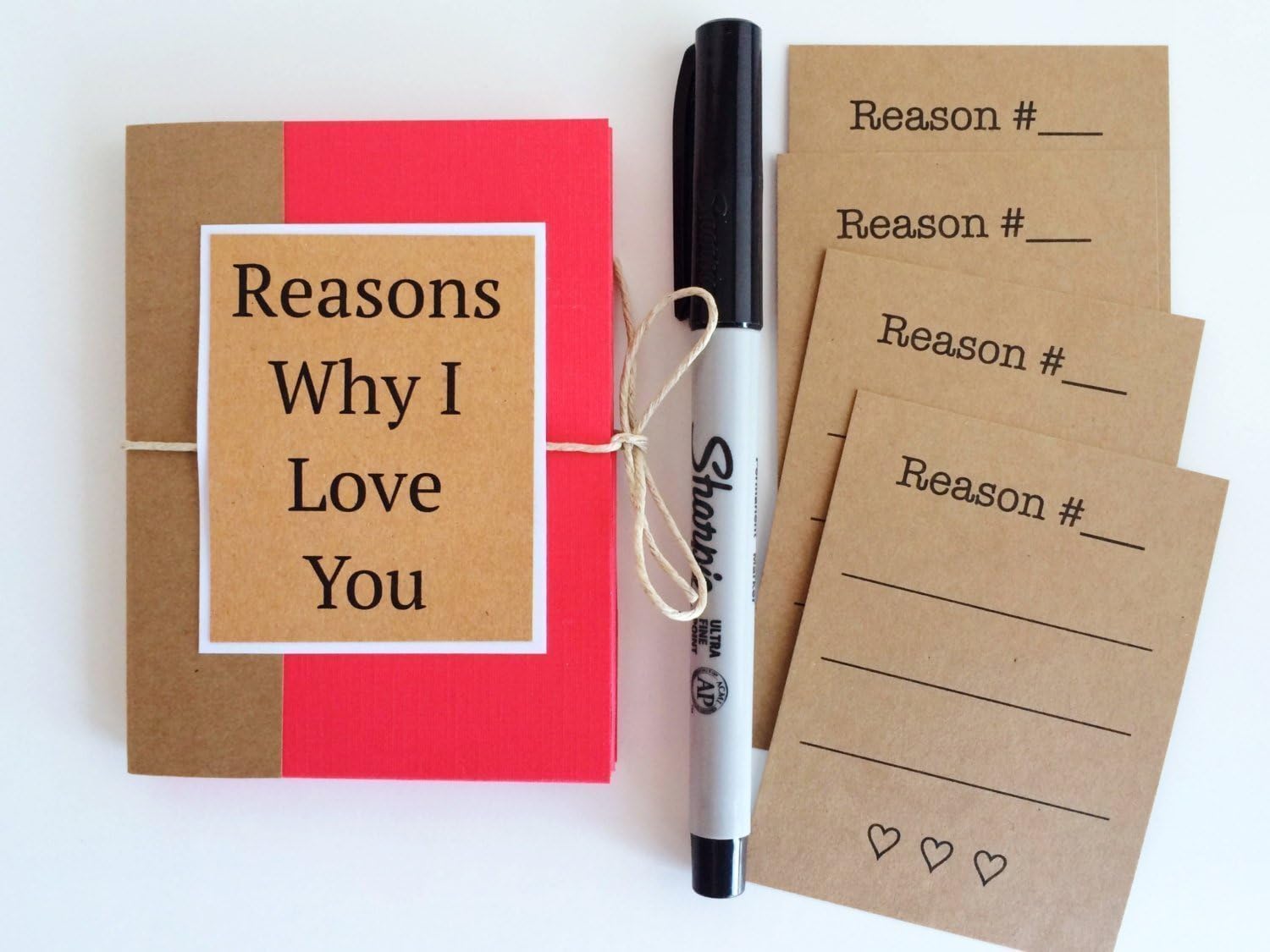 Reasons Why I Love You Pocket Book, Mini book, Anniversary Gift, Boyfriend Gift, Husband Card, Valentines Day Gift, Gift For Wife, Card For Wife,