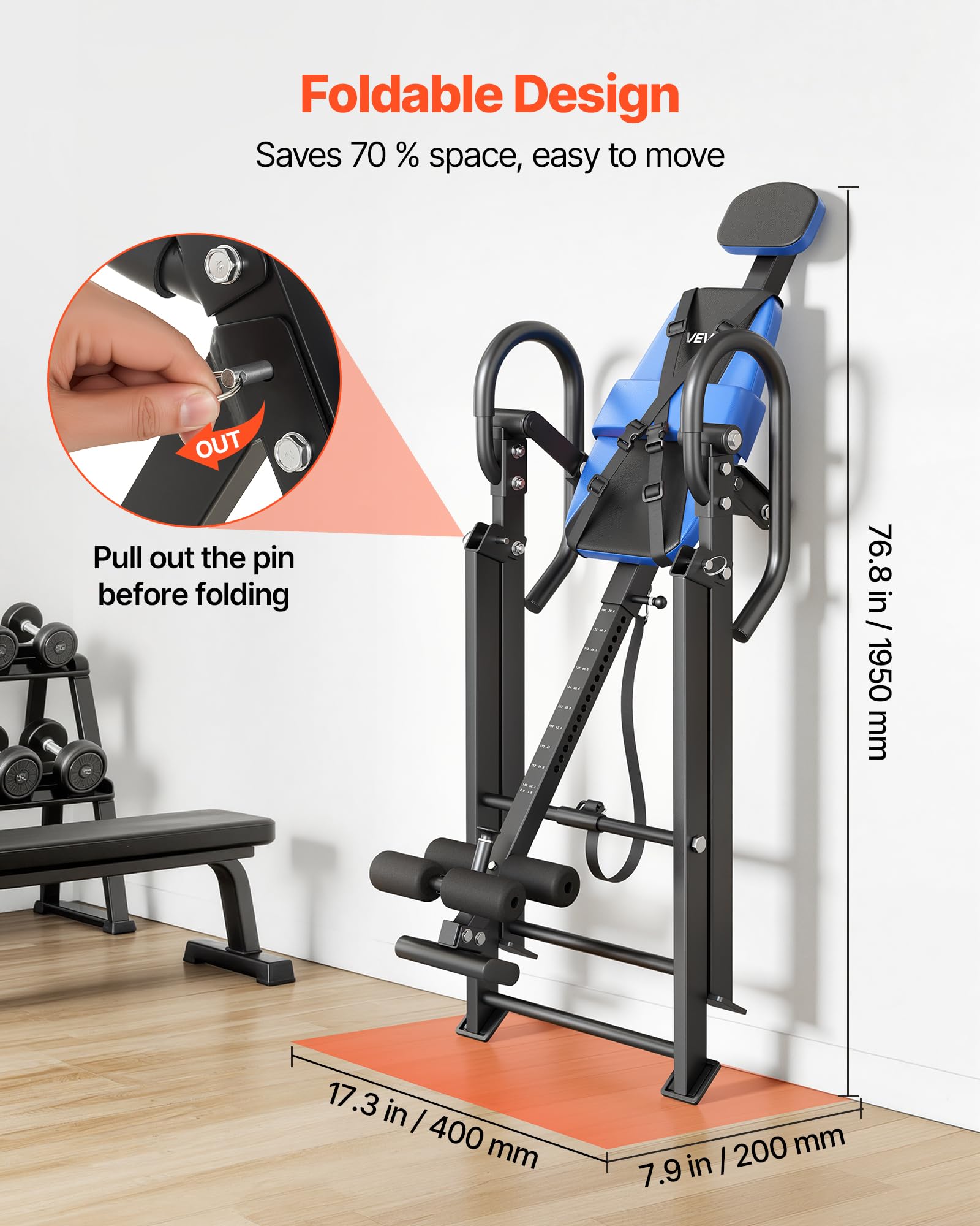 VEVOR Inversionsbank bis 136 kg