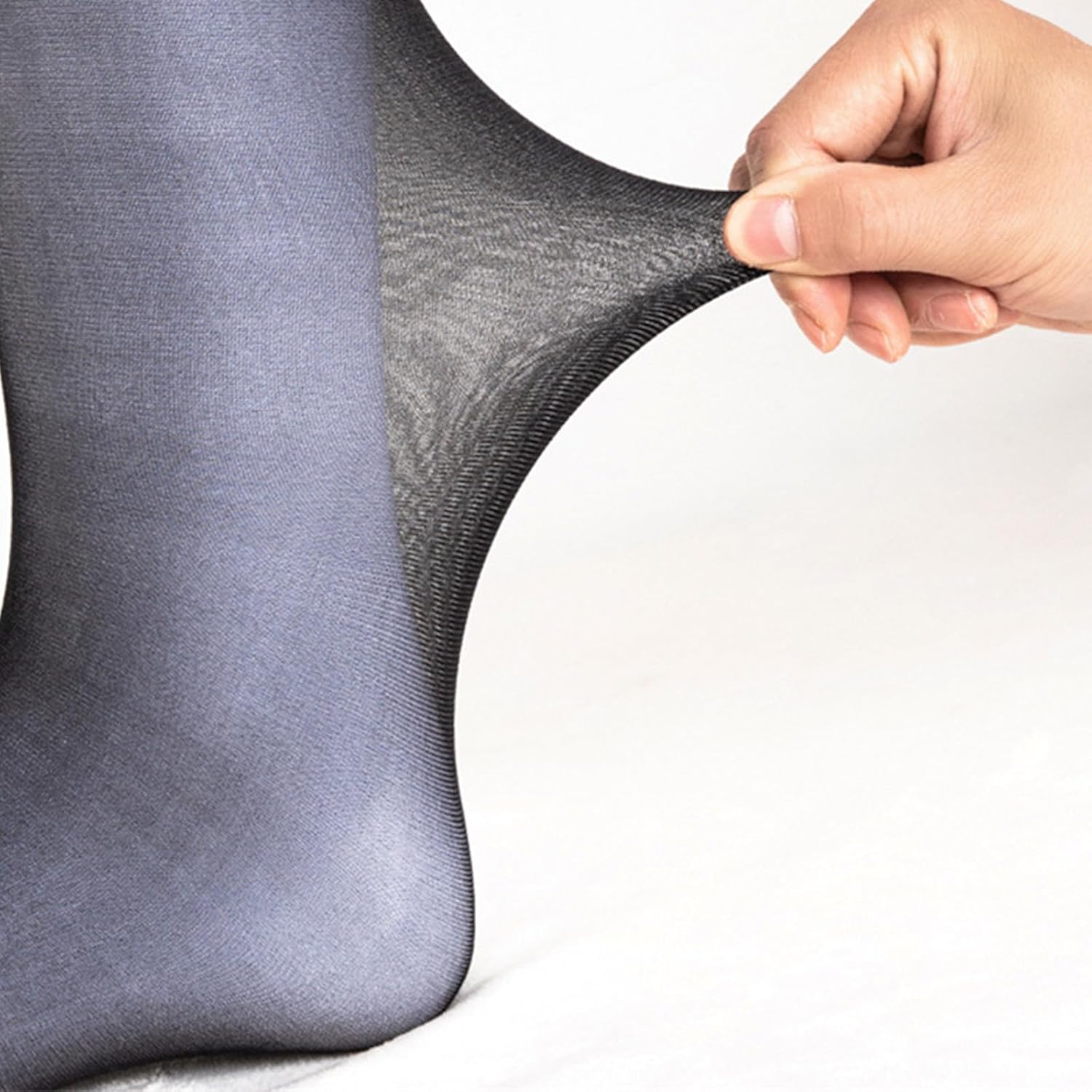 Calf Length Dress Socks Soft Breathable Nylon Long Socks for Professional Outfit Business Formal Suit Mens Dress