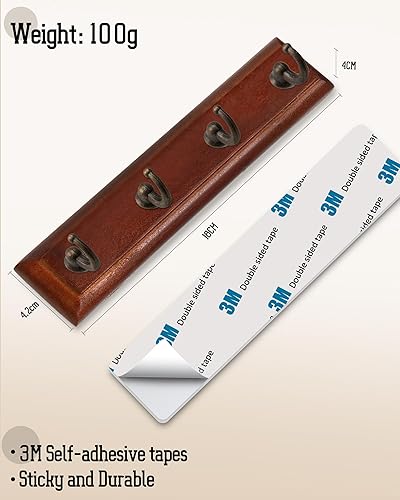 Miniatura 10 de Bonito llavero para pared, soporte decorativo para llaves y correo con estante, diseño de casa pequeña para bolsos, paraguas, correo, cartera y