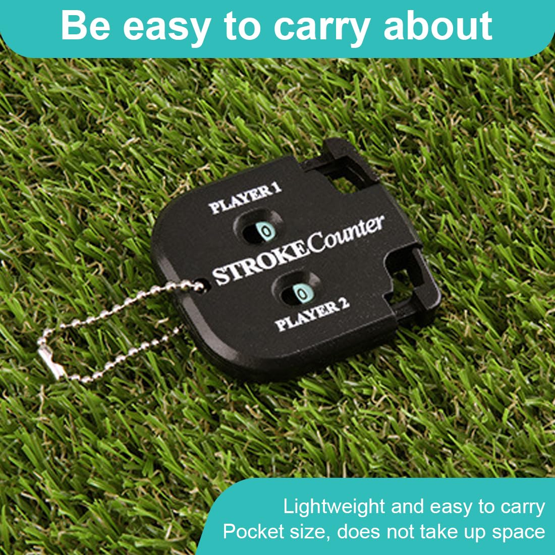 Segnapunti Golf 2 Pezzi Contapunti Conta Buca 2X Giocatori 9X Buche Accessori Golfista Contatore Colpi (Nero)