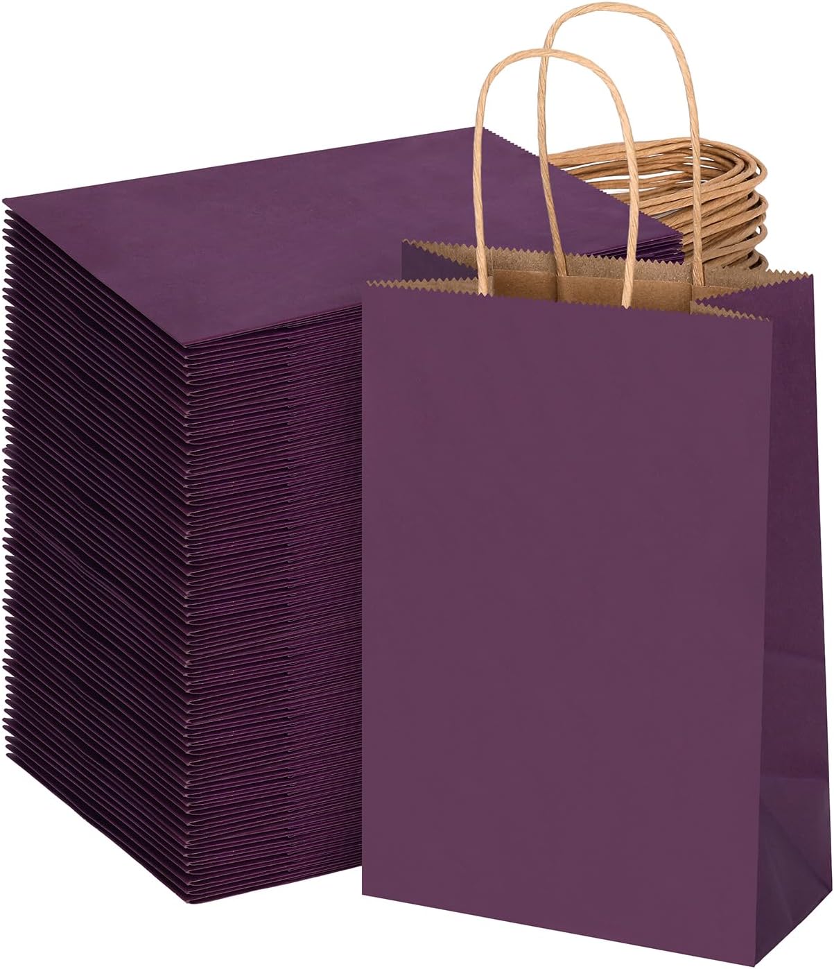 bagmad 100 Pack 5.25×3.25×8 Inch Small Paper...