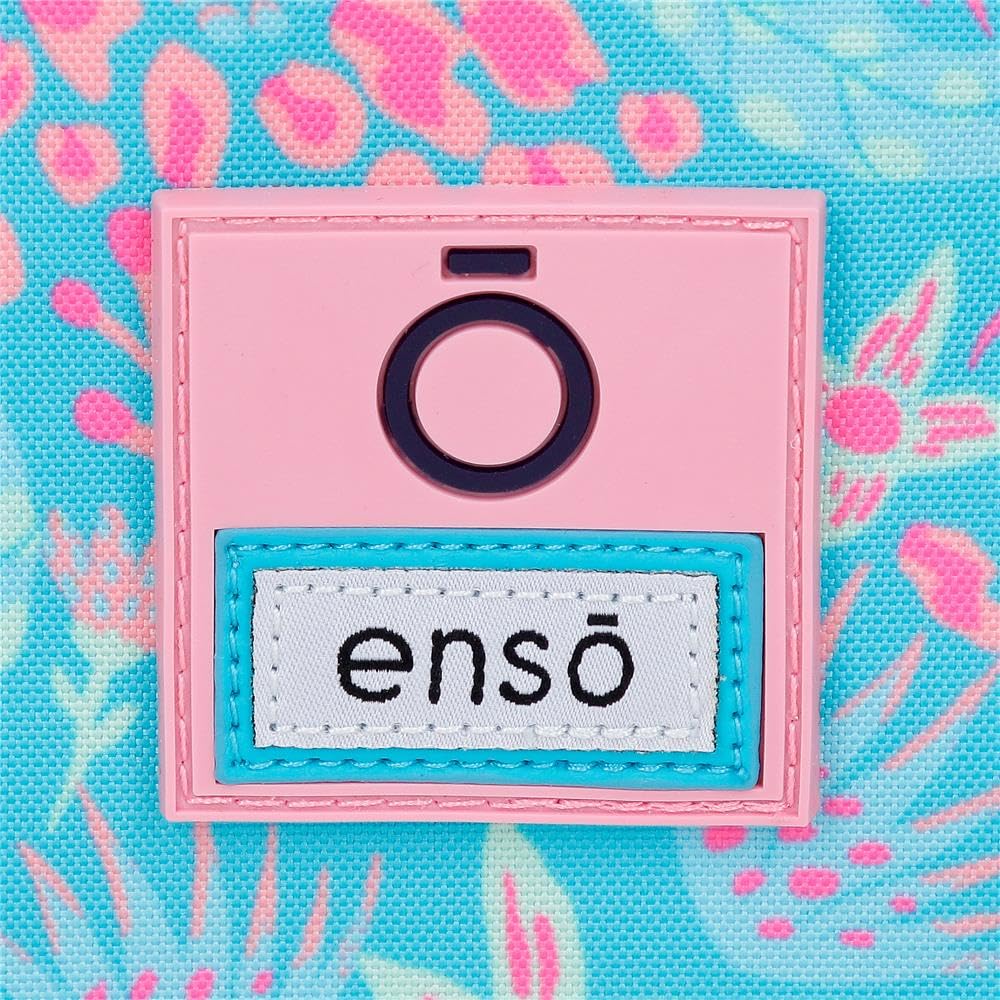 Enso Jungle Mood Mochila Escolar Azul 30x38x12 cms Poliéster