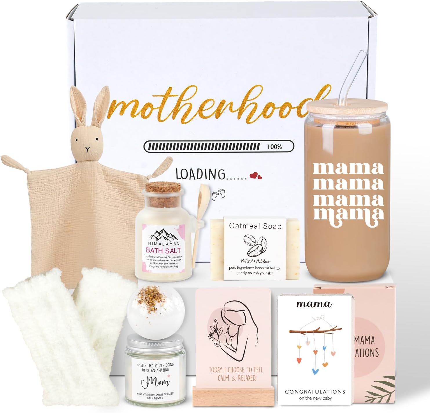 New Mom Gifts For Women, 1st Mother’s Day Gift, 15 Pieces Postpartum Care Package After Baby, Pregnancy Gifts For Mother To Be, First-Time Expecting Moms