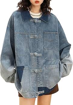 ★fa.er.ie★over denim button jacket★正規品/韓国送料込 Knit-like-denim jacket