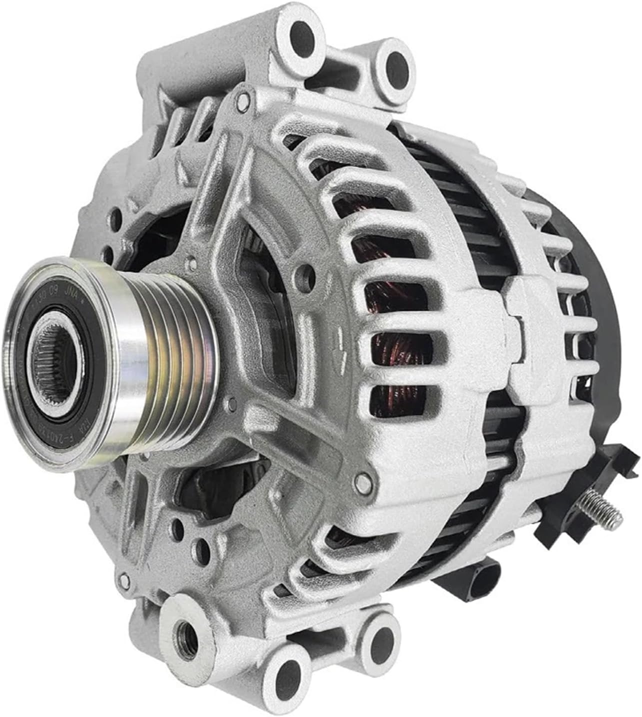 Detroit Axle - Alternator for BMW X3 X5 328i 528i xDrive 128i 323i 328xi 330i 330xi 528xi [180A/14V, CW Rotation], Alternator with 6 Groove Clutch Pulley Replacement