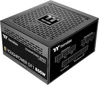 Thermaltake Toughpower GF1 850W 80+ Gold Fully Modular PSU - Ultra Quiet Zero RPM Fan, 10-Year Warranty