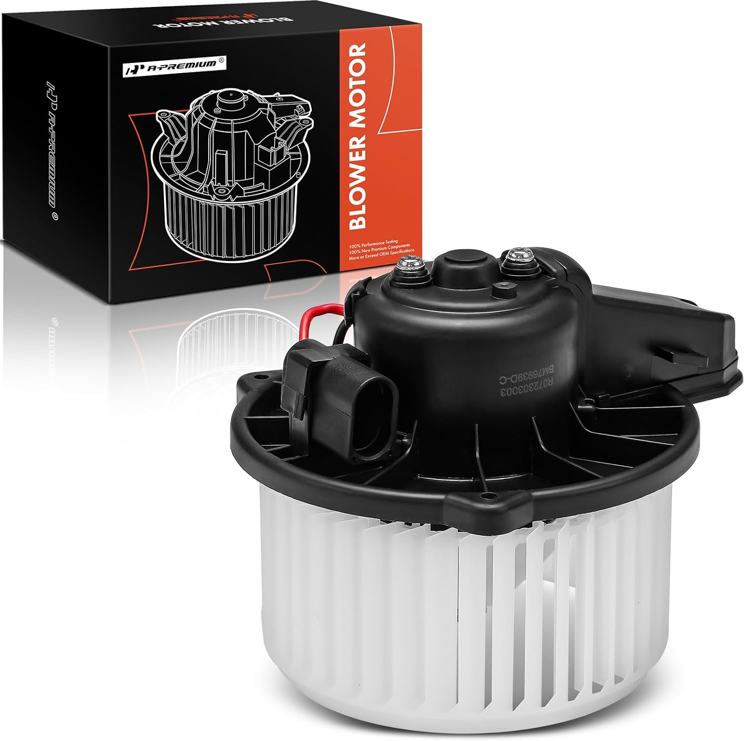 A-Premium Front HVAC Heater Blower Motor Compatible with Audi A6 Quattro 1999-2005, Allroad Quattro 2001-2005, A6 1999-2005, RS6 2003-2004, S6 2002-2003