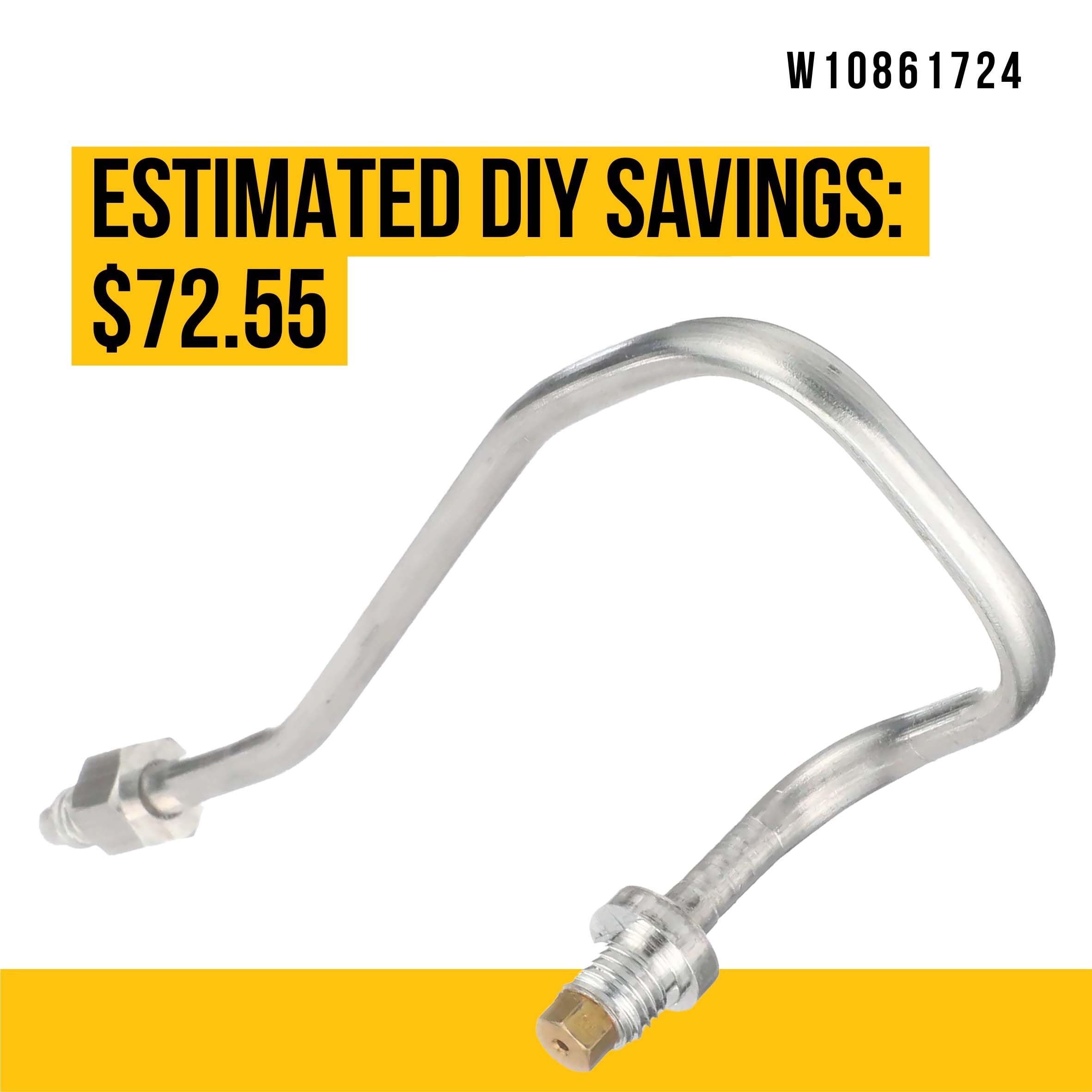 W10861724 Venturi - Compatible con Whirlpool AmanaCooktop Range - Sustituye a AP5999421 4382294 PS11731644 W10512771 Piezas de reparación de repuesto ultra duraderas