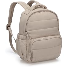 Hynes Eagle Mini Backpack Purse for Women, Quilted Puffer, Anti-Theft