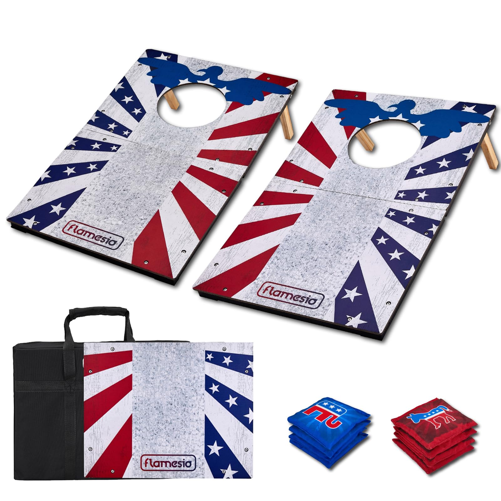 Portable Cornhole Board Set 2x1.3ft | 24