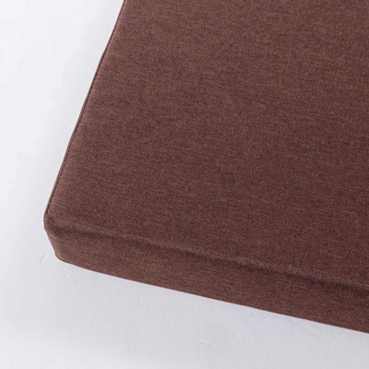 Chair Seat Cushion, Garden Patio Bench Cushions Pad Soft Loveseat Cushion Seat Pads, Long Thick Rectangle Washable Sofa Mat for Outdoor/Indoor Bench 39x14inch,Brown
