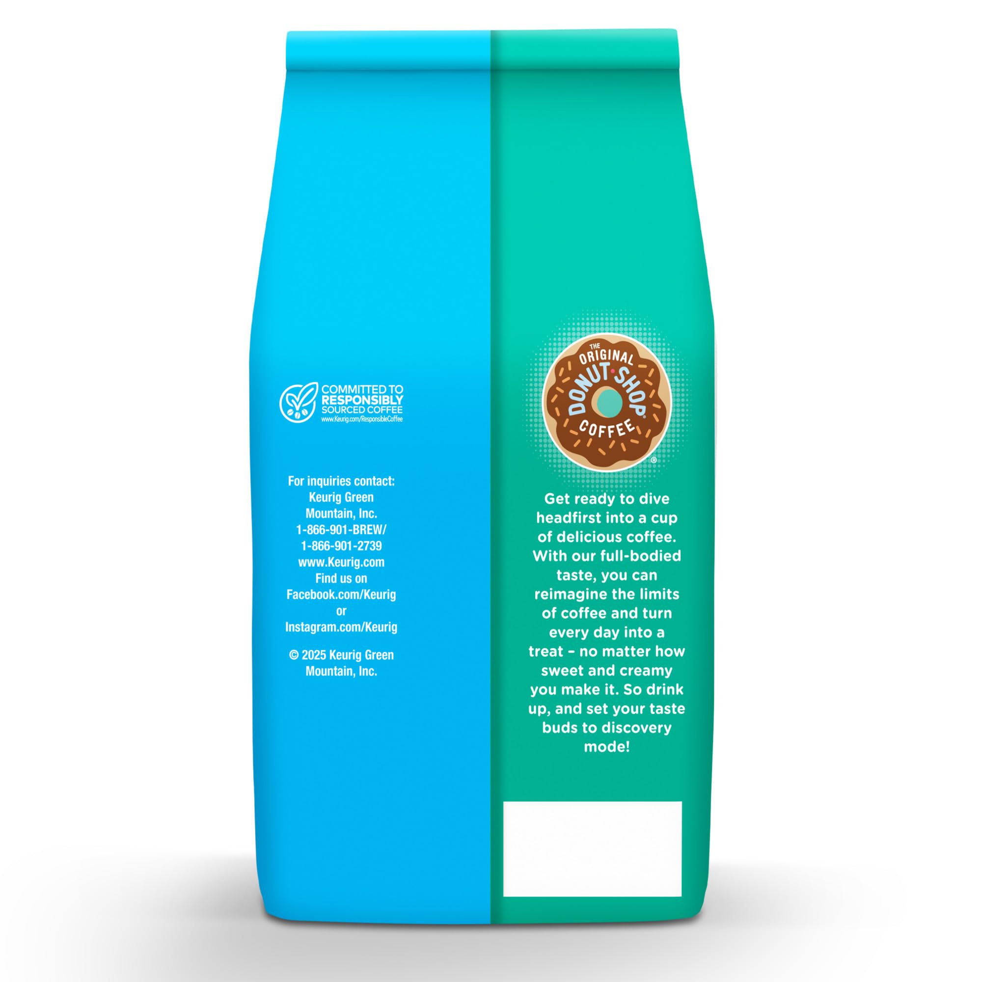 The Original Donut Shop Coffee Vanilla Sweet Cream Medium Roast Flavored Ground Coffee 12 oz Bag — view 9