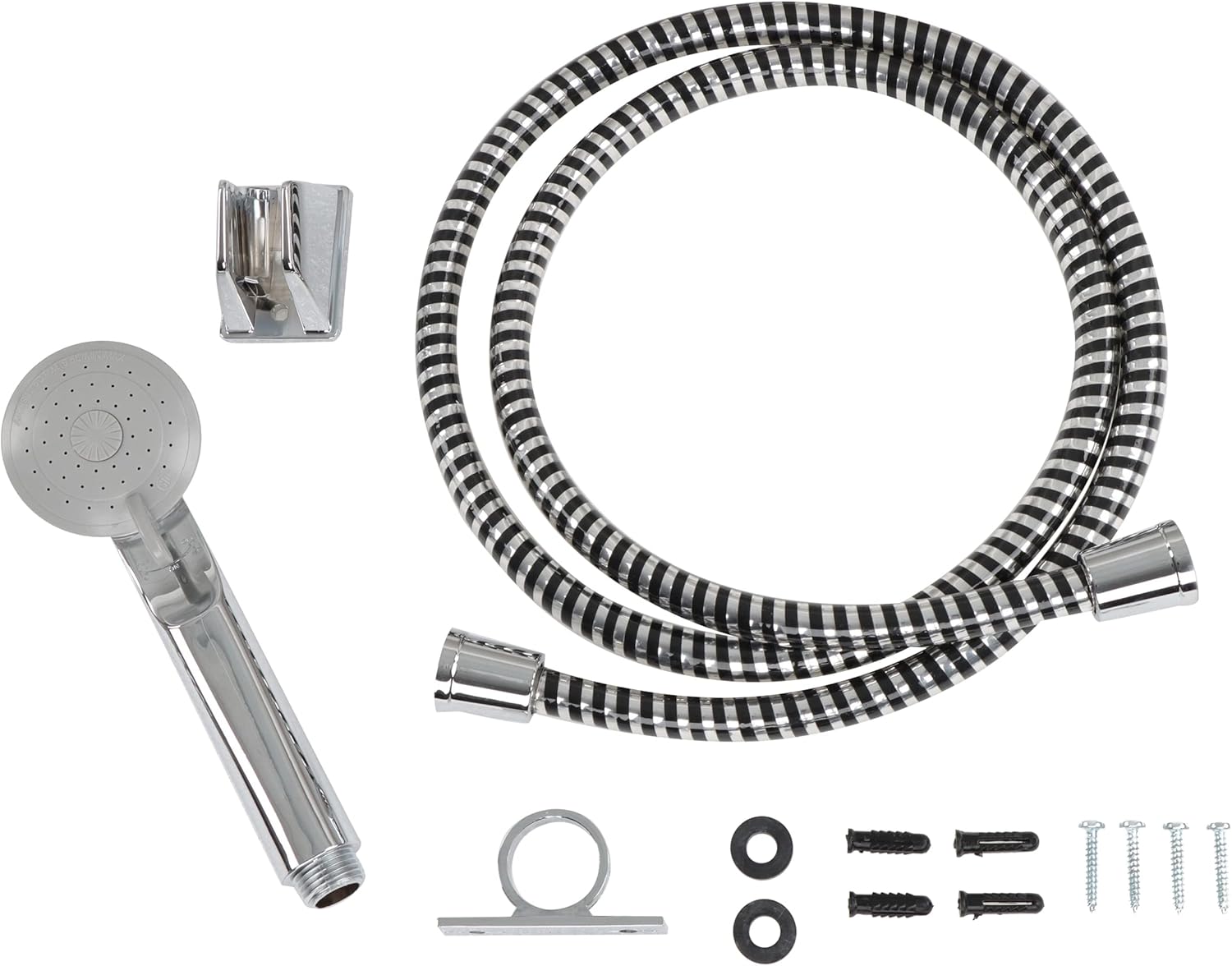 Empire Faucets RV Bathroom Shower Sprayer Kit - Chrome Shower Head with Handheld Shower Hose for Camp and Travel Trailer