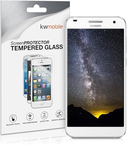 kwmobile Huawei Ascend Pellicola protezione schermo vetro per Huawei Ascend bolle d aria kwmobile Huawei Ascend Pellicola protezione schermo vetro per Huawei Ascend bolle d aria
