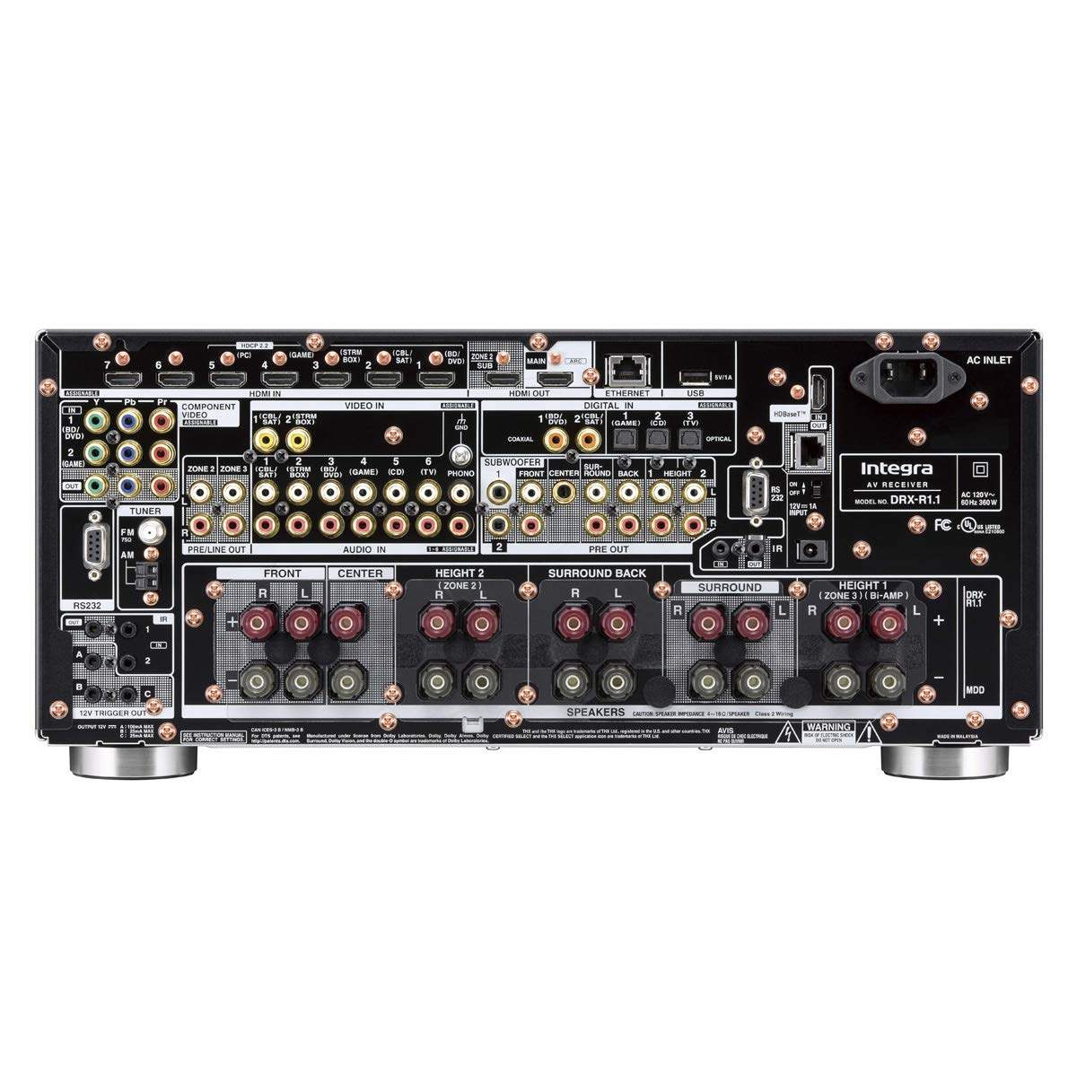 Integra DRX-R1　インテグラ　AVアンプ Integra DRX-R1.3 A/V Receiver (2019 Flagship) - ecoustics.com