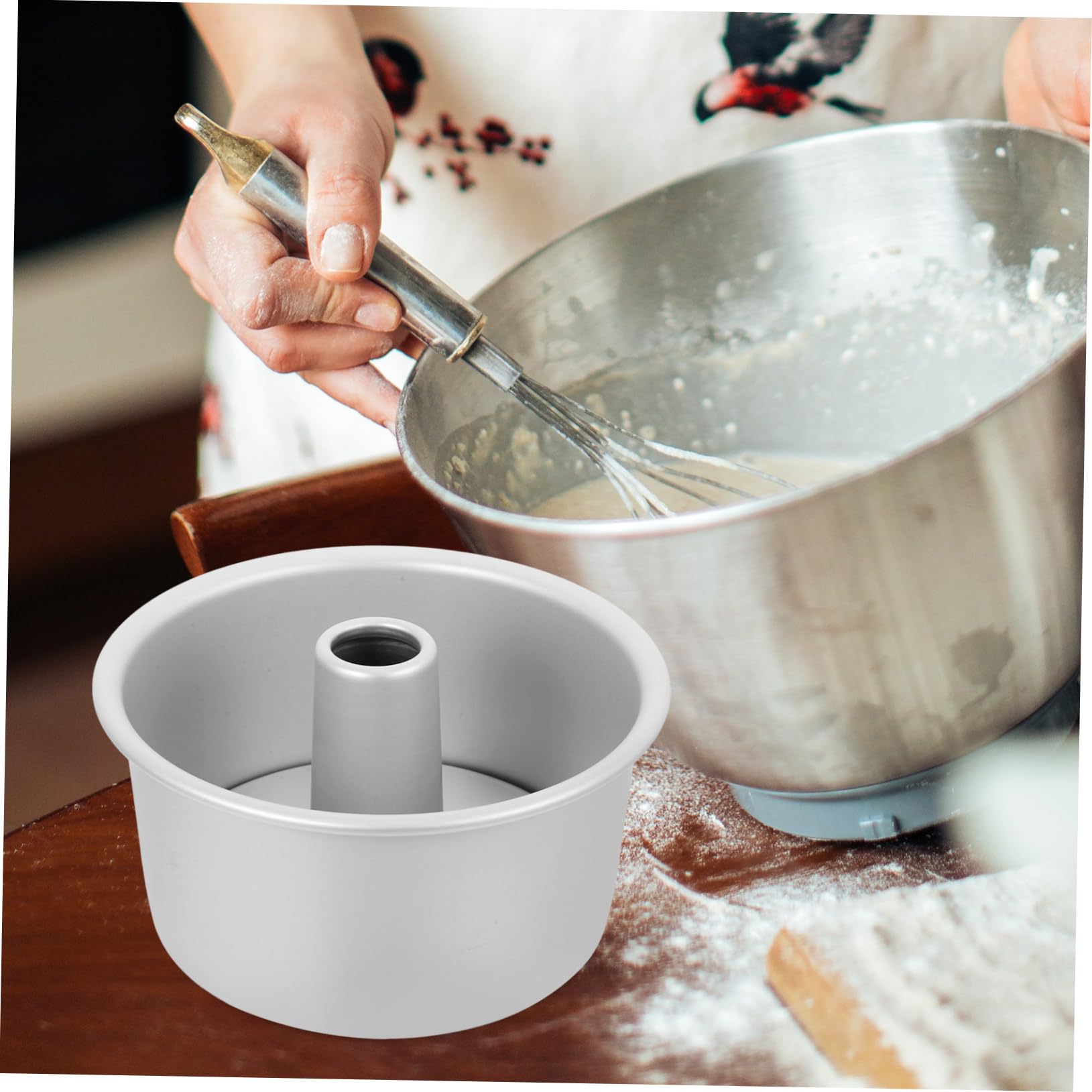 Molde Redondo Para Pastel Base Desmontable 7 Pulgadas De Aluminio Aleación, Molde Metálico Para Hornear Tartas y Pudín, Apto Horno Para Repostería Casera y Profesional, Set De 3 Piezas