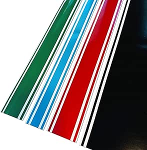 Amazon.com: Any Size Vinyl Racing Stripes Decal Tape Rally Sticker ...