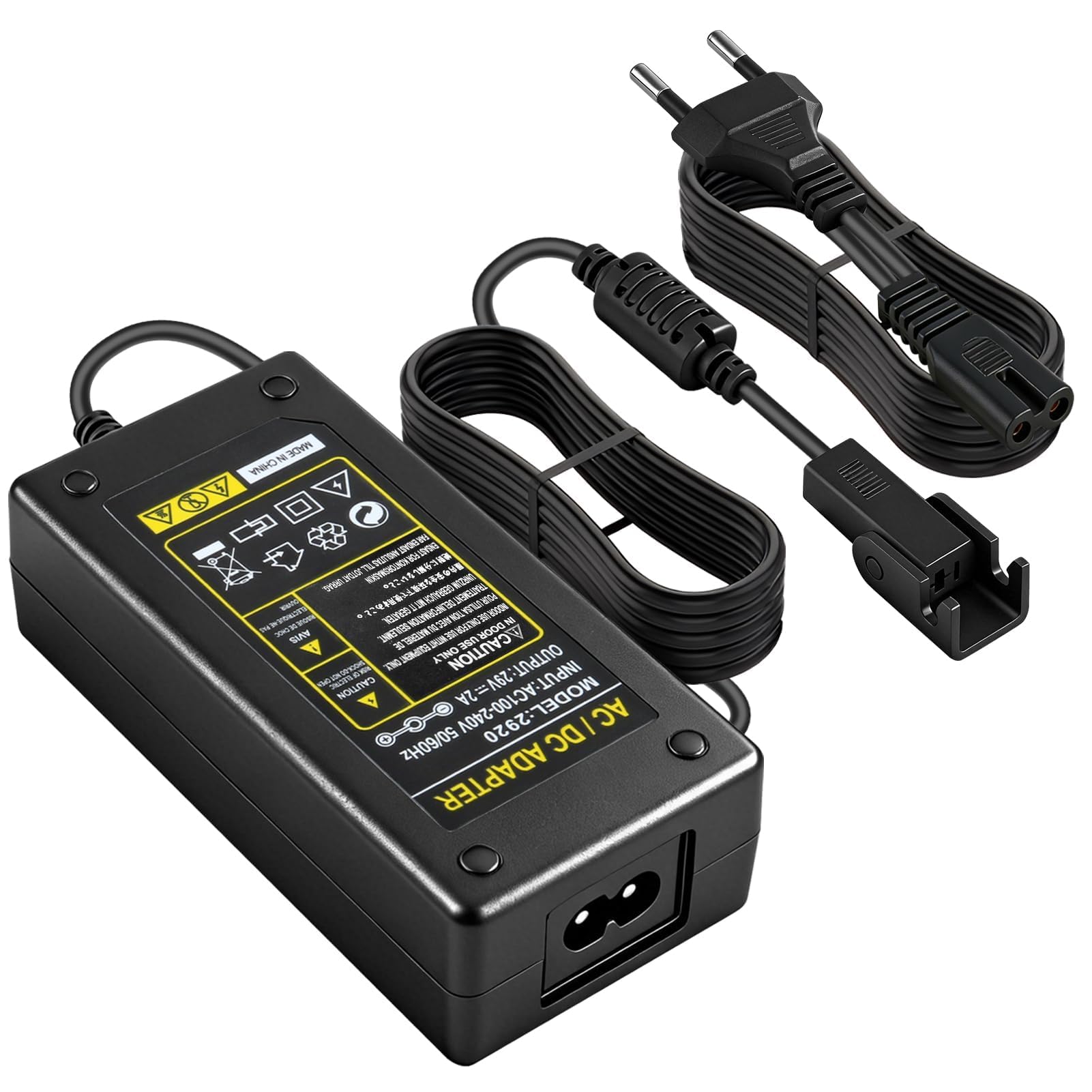 Adaptador Cargador 29V 2A Transformador Reclinable Eléctrico Adaptador de 29V 2A