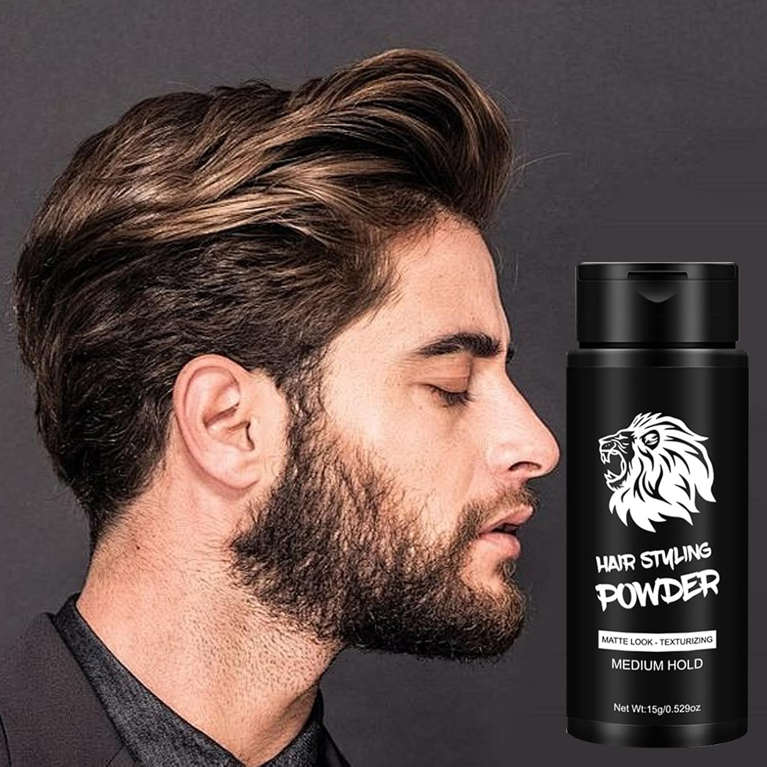 Hair Texturizing Powder, 15g Volumizing Root Lifting Powder, Styling Product For Thicker Fuller Long Lasting With Easy Application, Hair Care Accessory, Men Women Grooming Styling