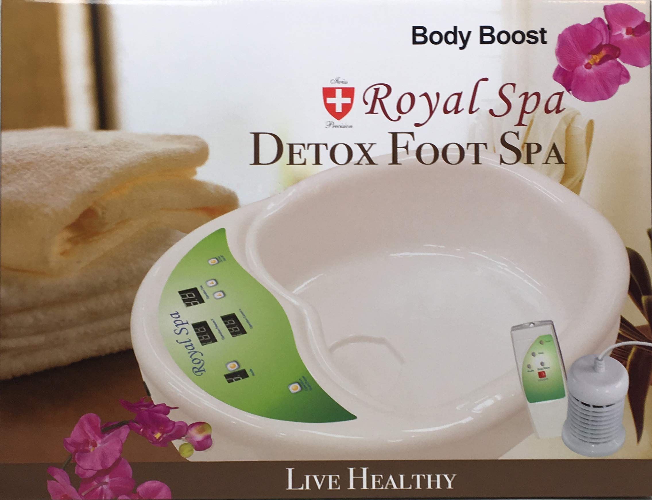 Pediluvio elettrolitico per piedi Royal Spa Massage con telecomando
