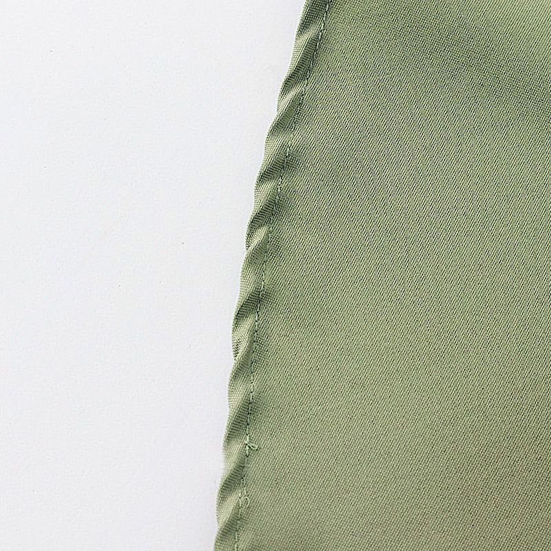 Miniatura 7 de Mantel redondo de poliéster de alta calidad de 132 pulgadas, color verde eucalipto, para bodas, fiestas, banquetes, recepciones, eventos, cocina,