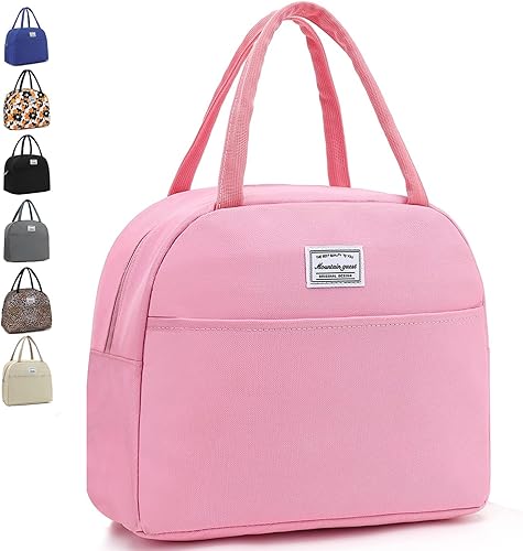 Bolsa de almuerzo reutilizable con aislamiento térmico para adultos, resistente al agua, bolsa de almuerzo para mujereshombres, trabajo, picnic,