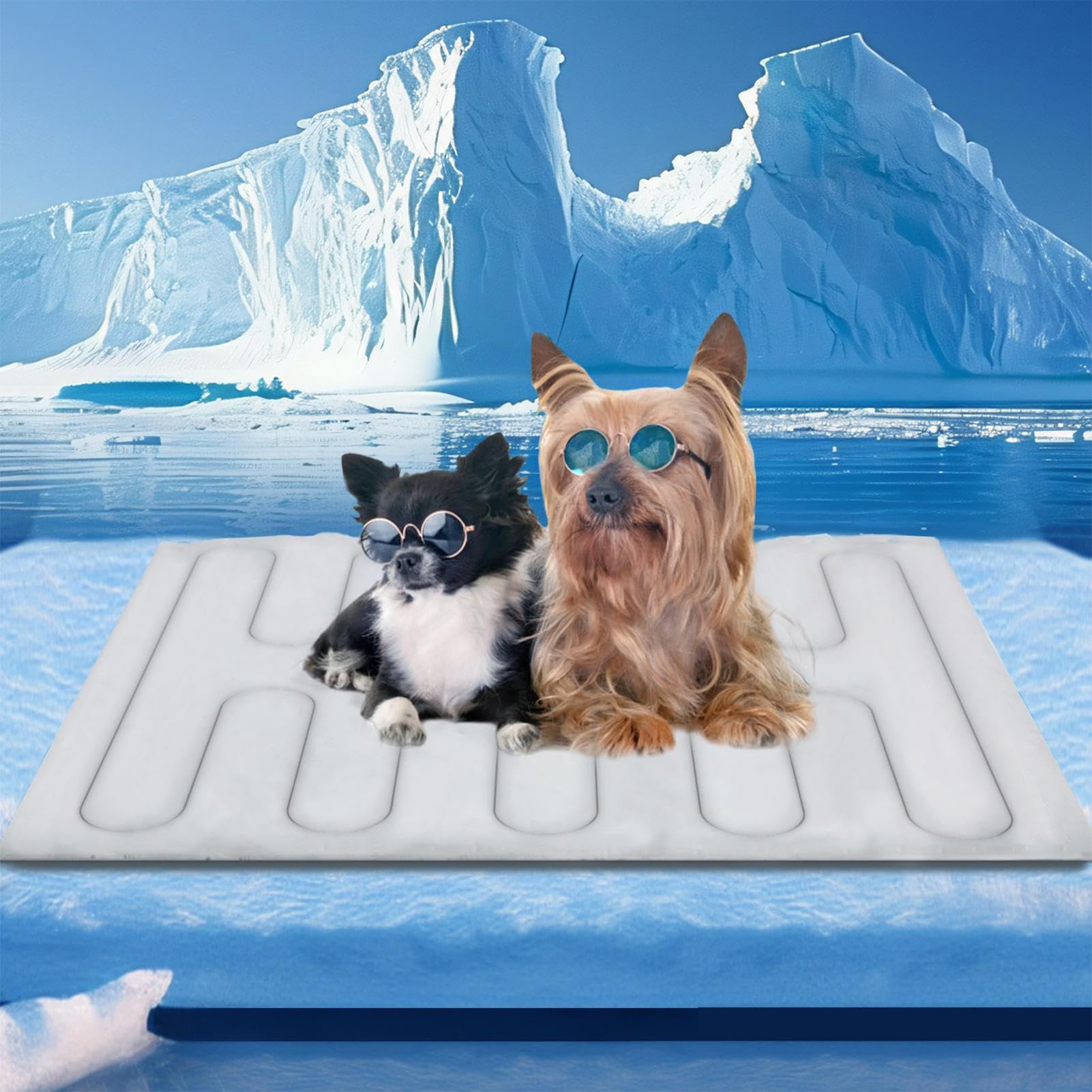 Cuccia Rinfrescante Per Cani Cuscino Rinfrescante Per Animali Domestici | Copertura Impermeabile Per Lettino Gabbia Mobili Da Interno Esterno Viaggio Campeggio Auto