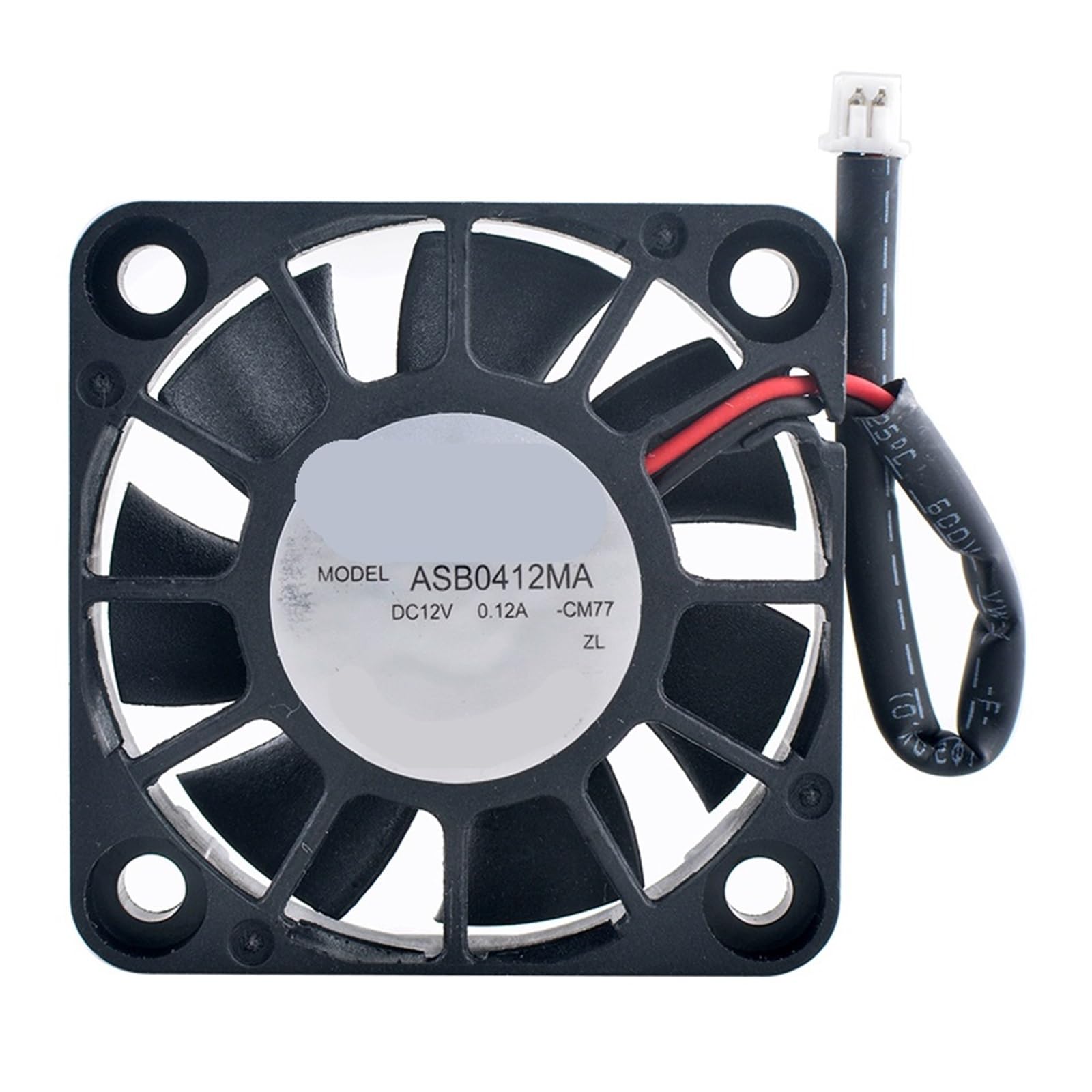 JJKKOZVQF ASB0412MA 4cm X 40mm Axial Fan 40x40x10mm DC12V 0.12A 2-Pin Cooling Fan