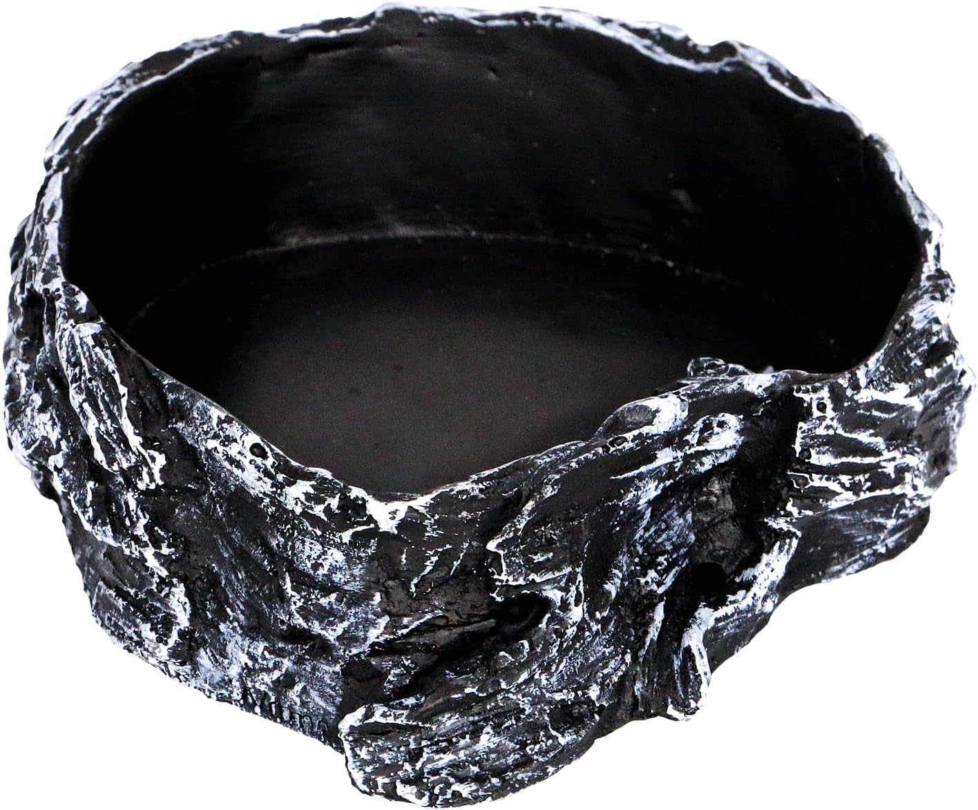 MODERNJOE’S Reptile Rock Food/Water Bowl, Water/Food Dish for Amphibians(5.4 x 5.1 x 1.4 inches)