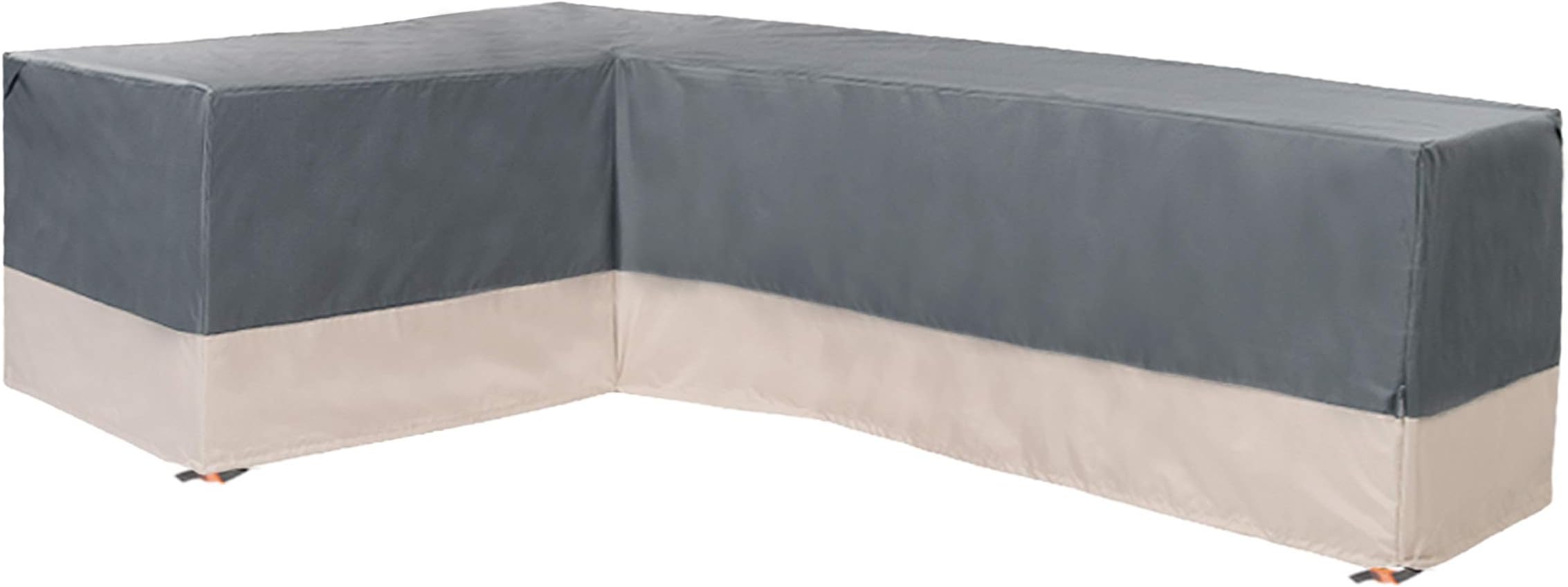 Modern Leisure 3037 Renaissance Ultralite Outdoor Patio Sectional Lounge Set Cover, Left Facing, 104 L x 83 L x 32 W x 31 H inch, Gray