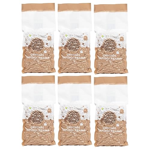 Tea Zone Bolsa de tapioca de 6 libras, 6 unidades