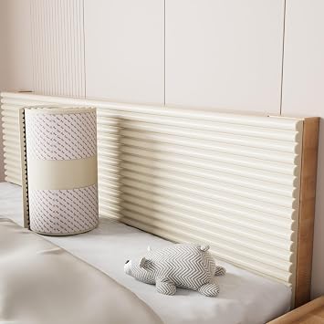 Wall Mats for Kids, Wall Padding Panels, Safe Collision Prevention, White, 200 * 20 * 1cm