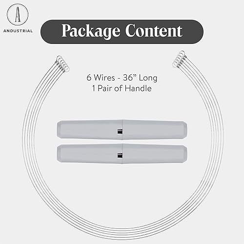 Miniatura 7 de ANDUSTRIAL Alambres de repuesto para cortar queso de acero inoxidable para queso suave y duro, fácil de usar y limpiar, 3 cables de 24 pulgadas + 1