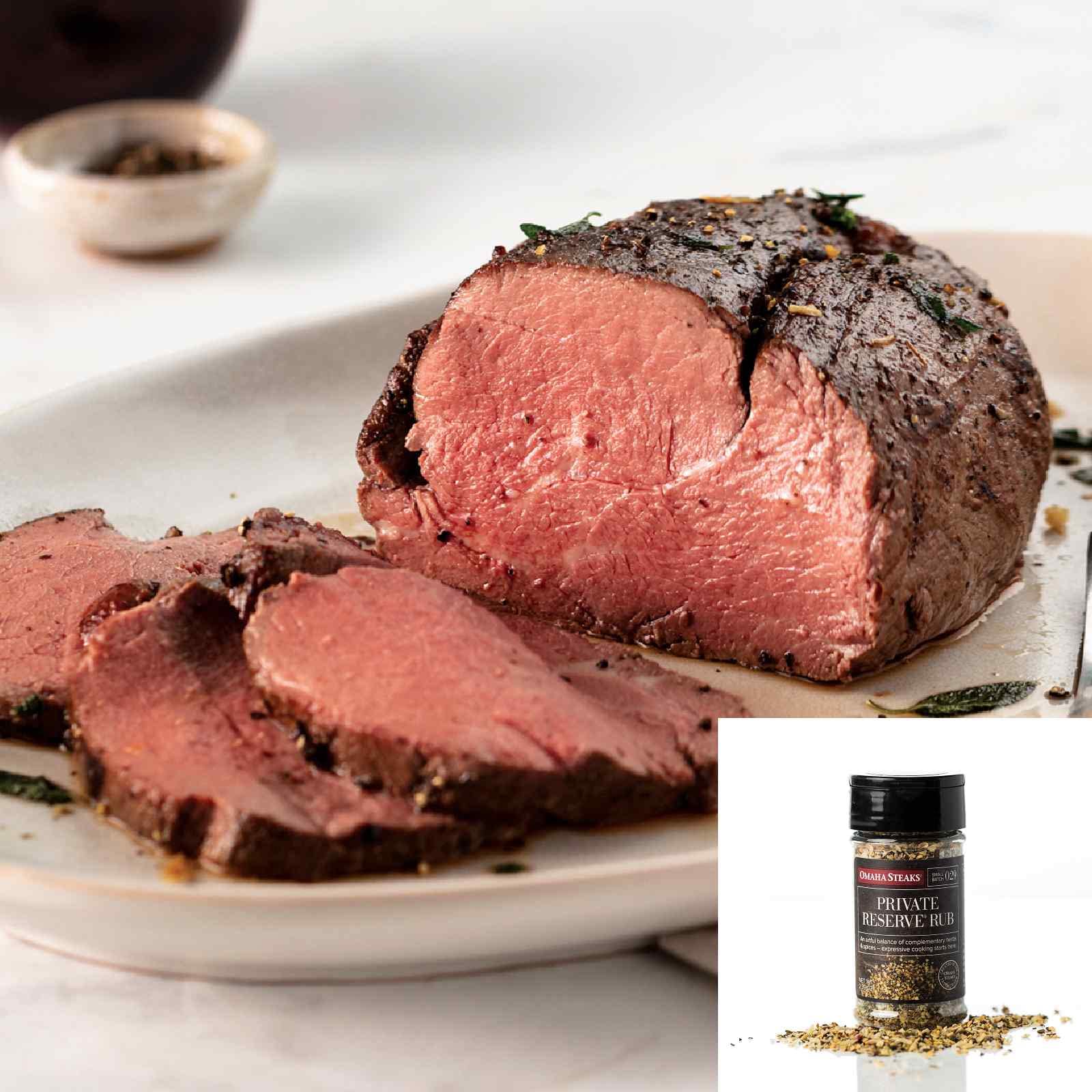 Buy Omaha Steaks 28 oz. Fully Cooked Beef Tenderloin Roast + Rub (Fully