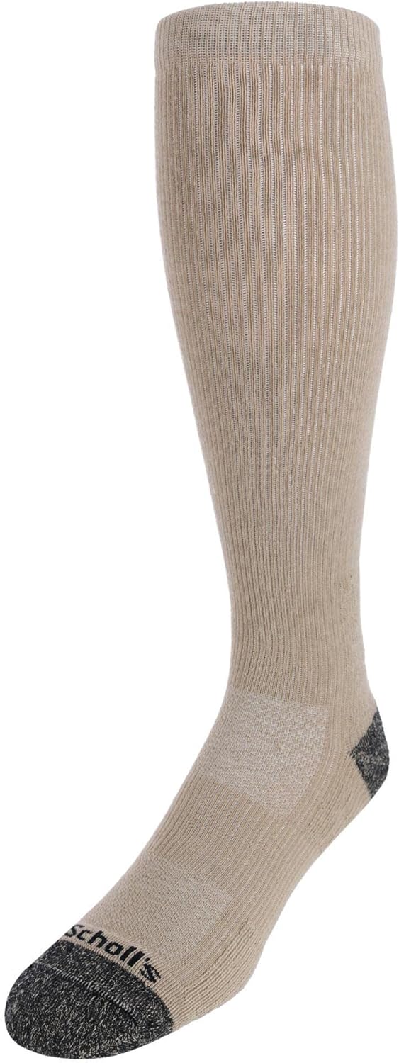Dr. Scholl's Men's Over The Calf Compression Work Sock (1 Pair)