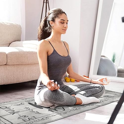 Miniatura 61 de Juego de 2 tapetes de cocina para el suelo, alfombras de cocina de microfibra antideslizantes y lavables, alfombra de pasillo acolchada para cocina