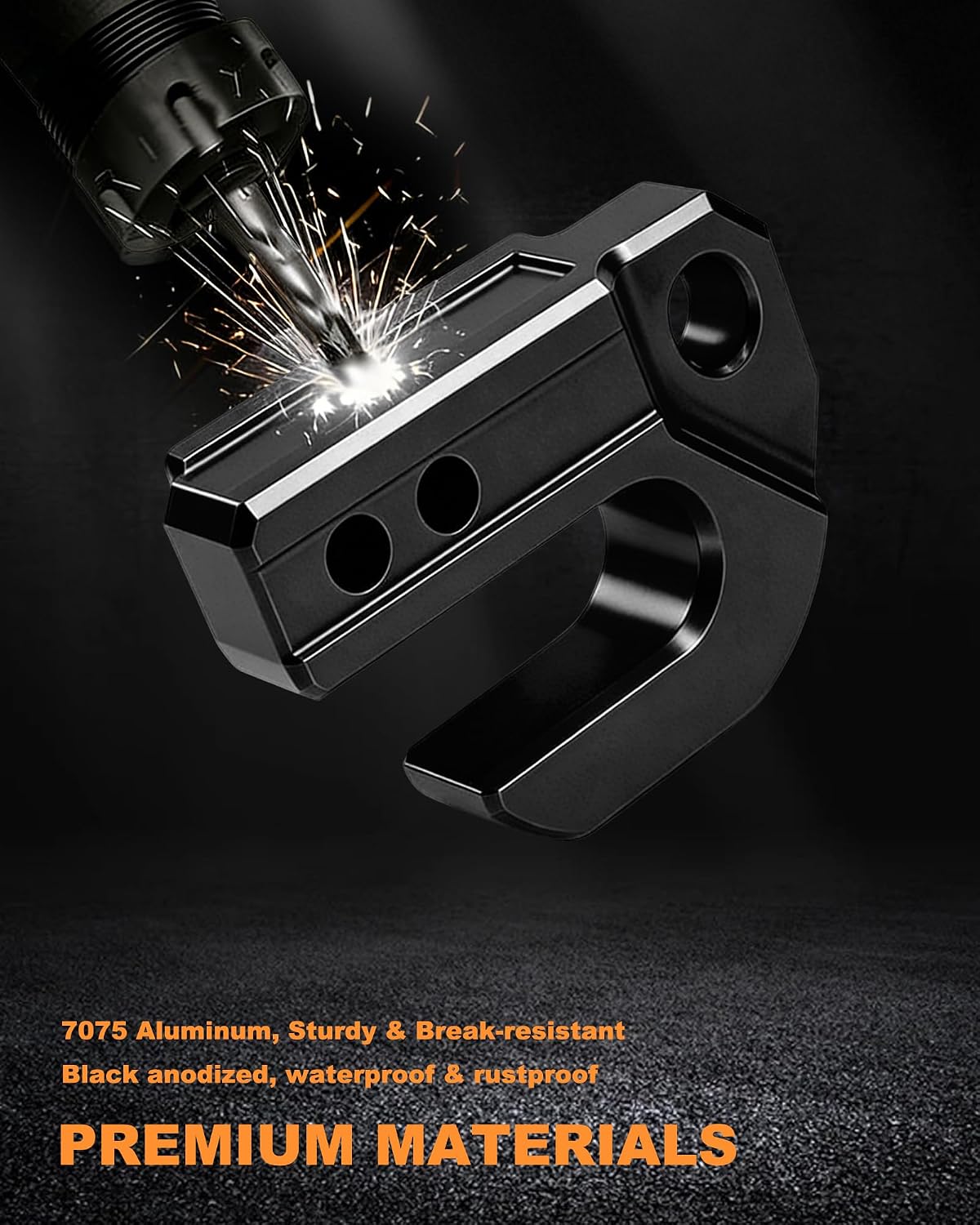 2" Receiver Slider Skid Protection 45,000 lbs Compatible with 3/4" D-Ring