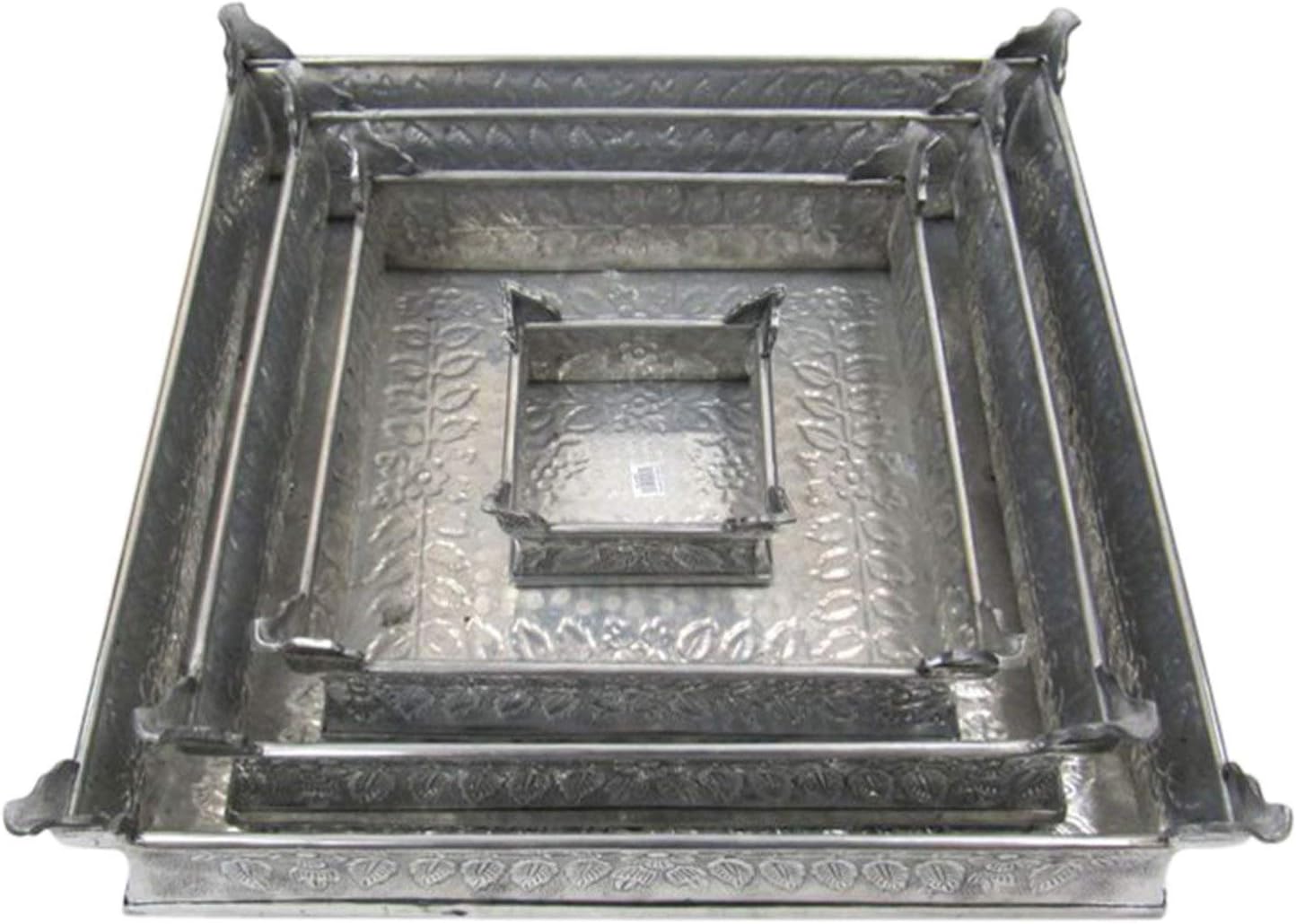 Black Friday - 70% OFF Shalimar Showroom Shalimar's Aluminium Wedding Cake Stand Intricately Designed Home Decor, 22 by 18 by 14 by 6-Inch, (Square Set of 4) 70% Off Discount Shalimar Showroom Shalimar's Aluminium Wedding Cake Stand Intricately Designed Home Decor, 22 by 18 by 14 by 6-Inch, (Square Set of 4)