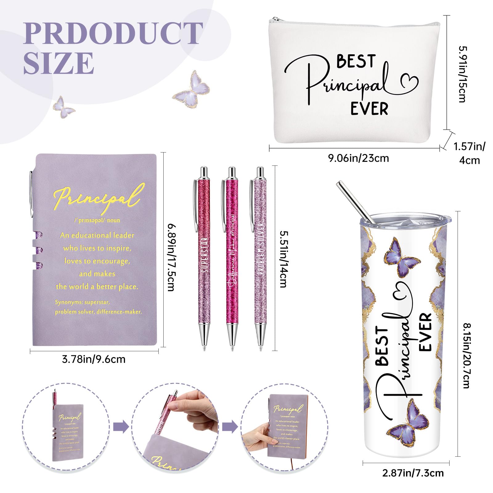 Snapklik.com : Domensi 6 Pcs Principal Appreciation Gift Set For Women ...