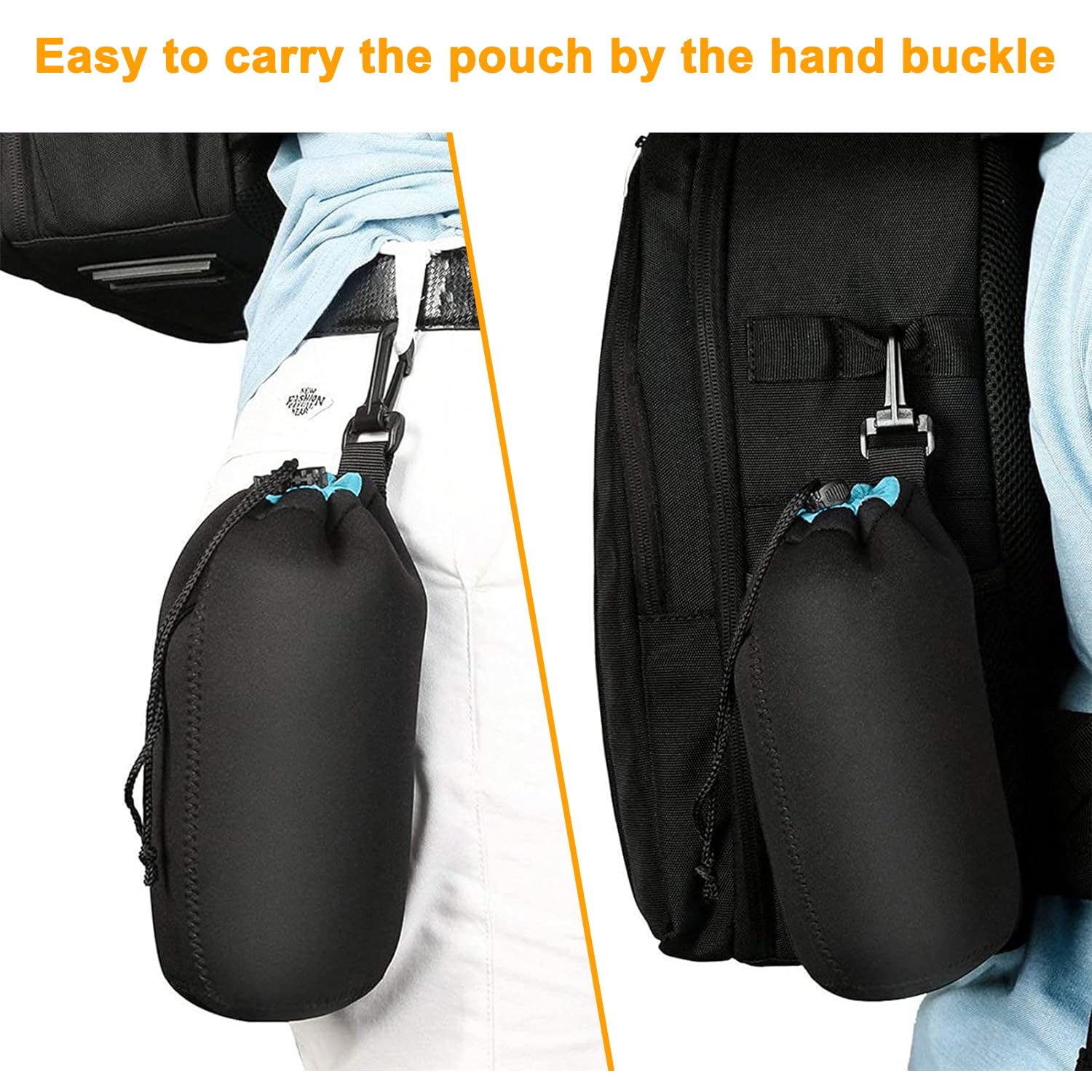 Sacchetti Lenti,4 Custodia per Obiettivo,Custodia Protettiva per Obiettivi In Neoprene,Con Coulisse Regolabile,Custodia Protettiva per Obiettivi e Accessori Della Fotocamera