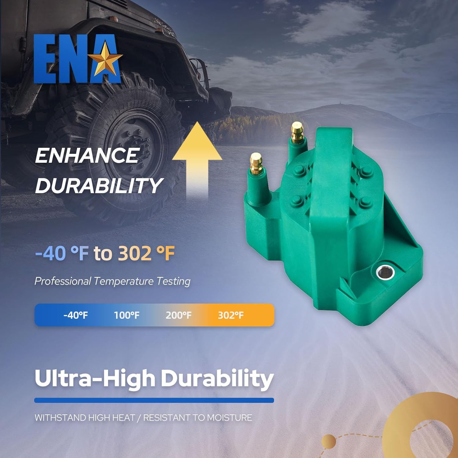 ENA Set of 3 Green Ignition Coil with 6 Spark Plug and Wire set 1999-2005 Compatible with Chevy Buick Pontiac Allure LaCrosse Lucerne Regal Impala Monte Carlo Grand Prix 3.8 V6 Replace# DR39 3144 3951