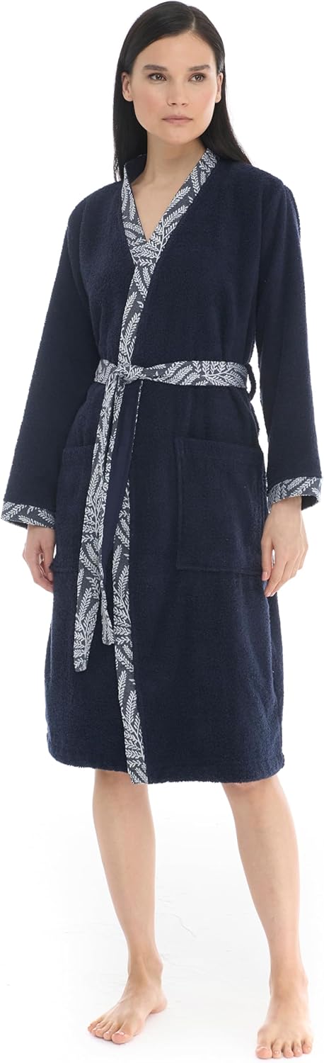 Robes for Women, 100% Turkish Cotton Womens Robe, Luxury, Terry Cloth Long Spa Bathrobe
