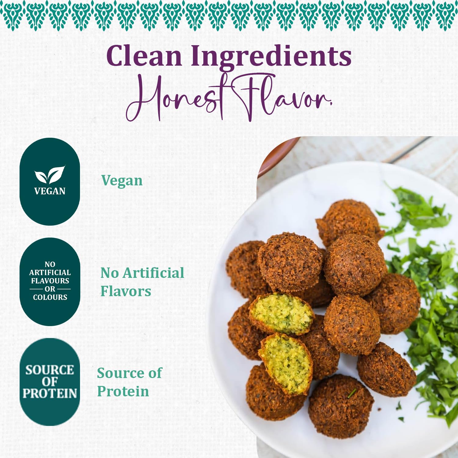 Al’Fez Lebanese Style Falafel Mix - 5.3oz (Pack of 6) - Chickpea Flour & Spice Blend for Crispy Falafels - Vegan, Quick & Easy Preparation - Perfect for Pita Wraps, Salad Bowls, Mezze Plates & More