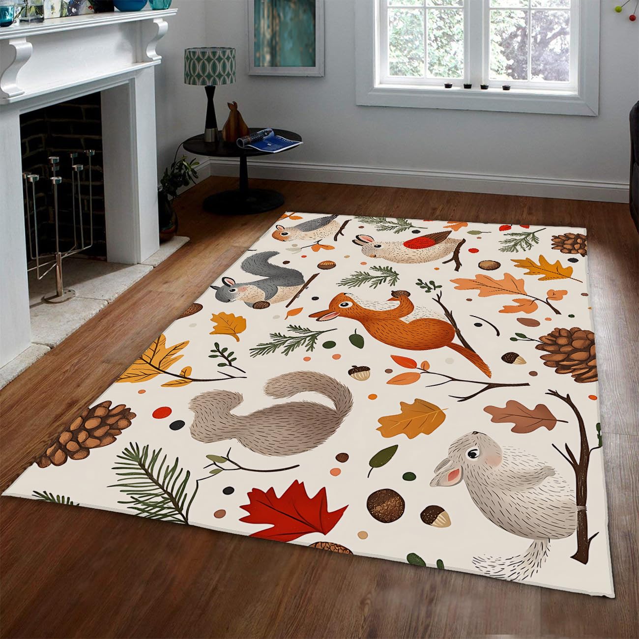 Tapis de chambre bébé écureuil pour créer un nid douillet