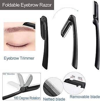 Amazon.com: Eyebrow Razor, KAJUDA Eyebrow Kit, 5 in 1 Eyebrow