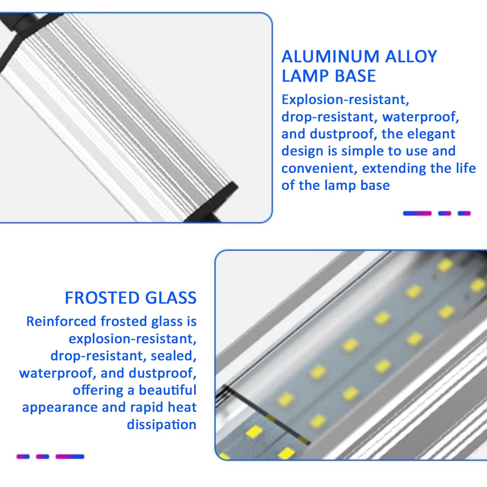 Lampa robocza LED do maszyn przemysłowych, wodoszczelna lampa aluminiowa IP63, odpowiednia do tokarek CNC, frezarek i wyposażenia warsztatowego (16 W/220 V)