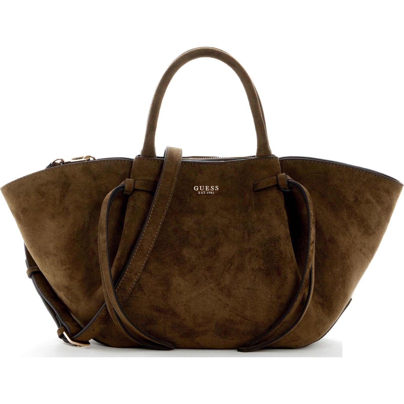 GUESS bolso bandolera bolso de hombro Allegra Girlfriend Satchel Olive verde oliva
