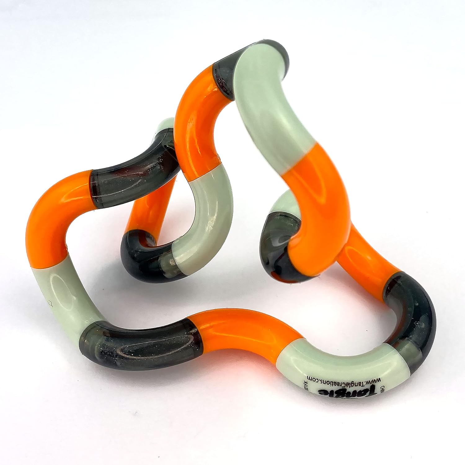 Tangle Jr. Fuzzies Series | Orange Green Blue | FIDGET TO FOCUS | Fidget Toy For Kids | 3+ | Twisting Sensory Toy | Great for Fine Motor Skills | In Official Box